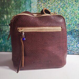 Portland Leather Luna petite crossbody NUTMEG